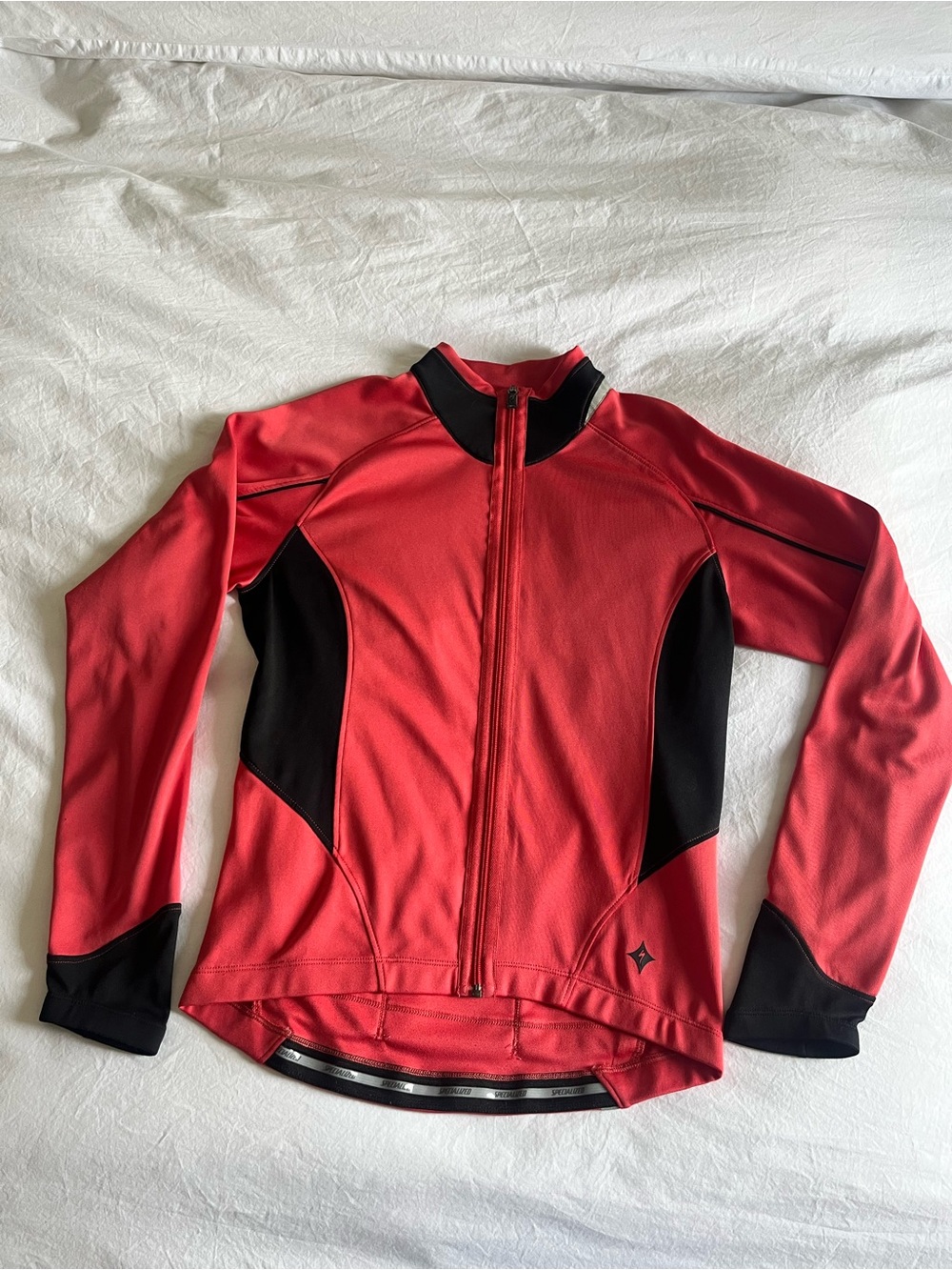 Specialized Women's Coral/Orange/Black Cycling Winter Long Sleeve Jersey